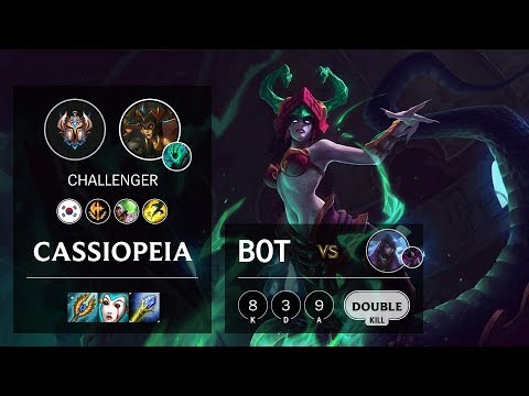 Cassiopeia Bot vs Aphelios - KR Challenger Patch 10.4