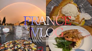 【フランス】秋の日常🍁お義母さん特製巨大パエリア🥘夫が作るタルト・シトロン🍋