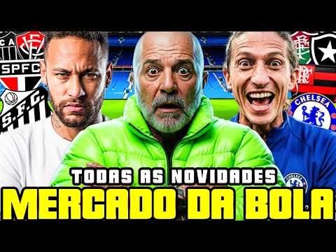 JORGE SAMPAOLI NA SELEÇÃO! DESTINO DE FILIPE LUÍS E TRETA NO SANTOS? | MERCADO DA BOLA