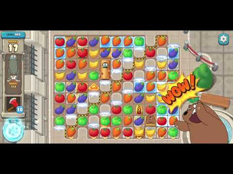 We Bare Bears Match3 Repairs Level 403 - No Boosters