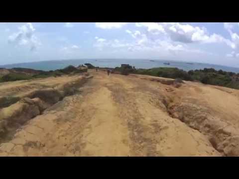 Trilha de Bike, Vila de Nazaré - Descida para Casa do Faroleiro