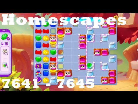 Homescapes Level 7641 - 7645 HD Walkthrough | 3 - match game | gameplay | android | ios | pc | app