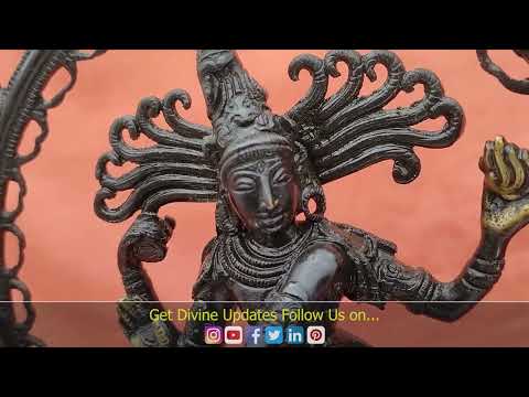 Lord Natraj Dancing Shiva Religious Antic Finish hindu God Sculpture video
