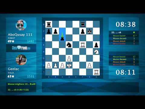 Chess Game Analysis: Genlac - AboQusay 111 : 1-0 (By ChessFriends.com)