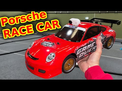Racing a Porsche GT3 RC Race Car