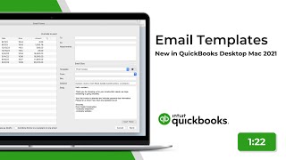 Email Templates | New in QuickBooks Desktop Mac 2021