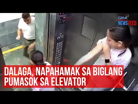 Dalaga, napahamak sa biglang pumasok sa elevator GMA Integrated Newsfeed
