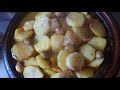 📢طاجين سهل التحضير بالدجاج والبطاطس والزيتون