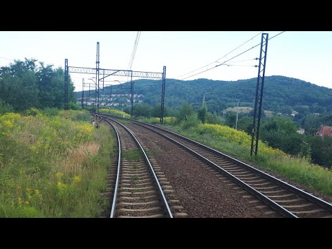 Przejazd pociągiem IC z Poznania Głównego przez Wrocław do Jeleniej Góry