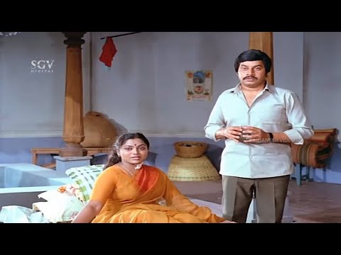Wife Shocked By Seeing Srinath With Other Women | Eradu Rekhegalu Kannada Movie Scene | Geetha