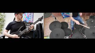 The Haunted All Against All - Guitar and Drum playthrough