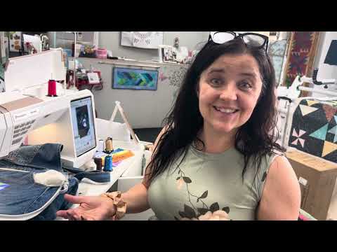 Husqvarna/Viking EPIC 3 Freiarmstickerei!