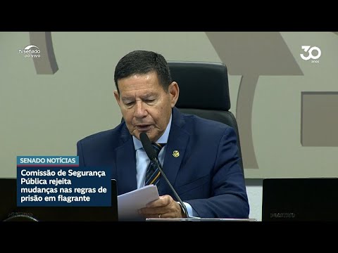 Comissão de Segurança rejeita mudança nas regras de prisão em flagrante