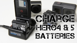 Sandmarc Action Gear Charger | Charge HERO4 and HERO5 Batteries