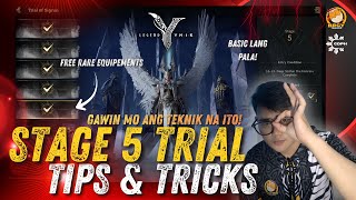 Legend of Ymir | Stage 5 Trial Teknik to get Free rare Equipment! (Tagalog)