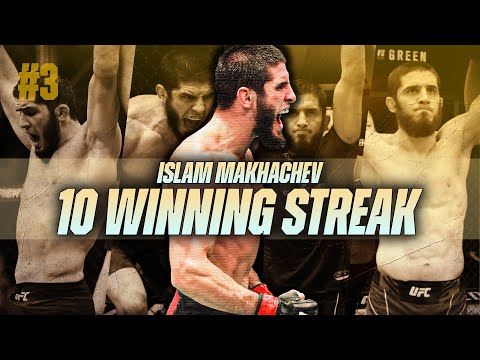 ALL 10 WINNING STREAK OF ISLAM MAKHACHEV! #UFC280