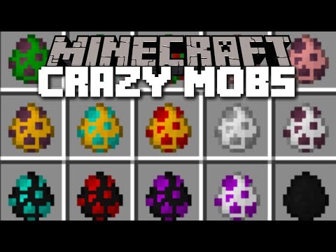 Minecraft CRAZY MOBS MOD / KILL AND PROTECT YOURSELF FROM THESE MOBS!! Minecraft