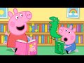 Peppa Pig Explores Books At The Library Peppa Pig Funny Animation