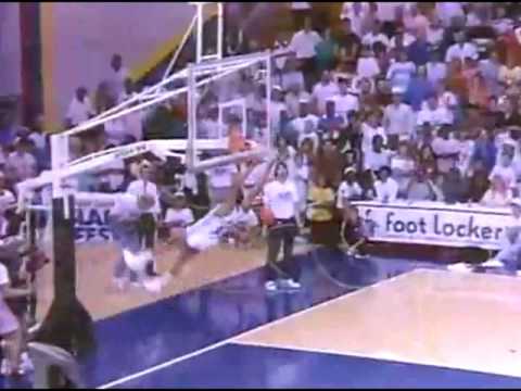 Mike Conley, two handed dunk