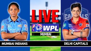 Mumbai Indians vs Delhi Capitals Live Score & Commentary | WPL Live | MI W vs DC W Live