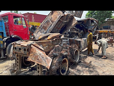 Restore Fully Destroyed Truck Convert Into New Truck