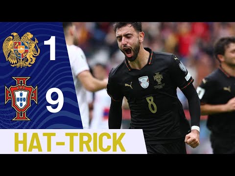 Portugal vs Armenia 9-1 - Highlights & All Goals -  Hat-Trick