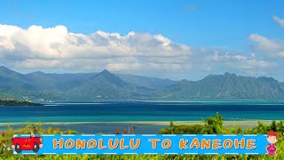 Honolulu to Maunawili via HI-61 Pali Hwy | Maunawili, Oahu, Hawaii, USA 🌴 Hawaii 4K Driving