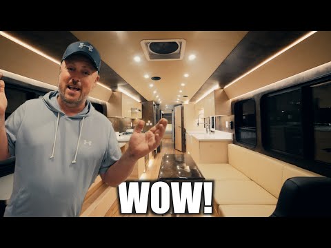 From Ordinary Bus to Extraordinary Luxury Land Yacht: Epic MCI Charter Bus Conversion!