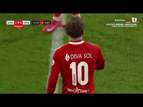 GOOOL! UTA - Oțelul 2-0. Tzionis, din a doua încercare, majorează diferența gazdelor