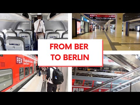 Do aeroporto de Berlim ao centro de Berlim [4K]