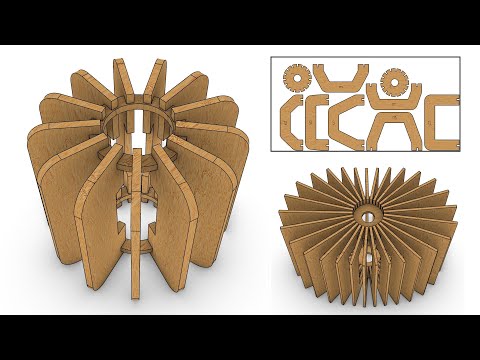 Grasshopper Laser Cut Design (Pendant Lamp)