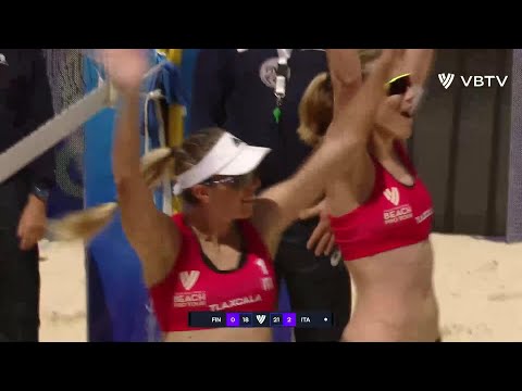 Orsi Toth/Orsi Toth vs. Ahtiainen/Parkkinen - Match Highlights | Qualification | Tlaxcala 2022