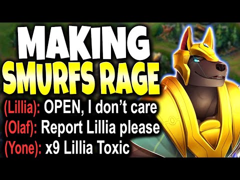 Making SMURFS TO RAGE and CRY cause they cant handle our MAX PEN NASUS Build 🔥