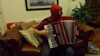Spiderman plays the pizza song (from spiderman 2 the game)