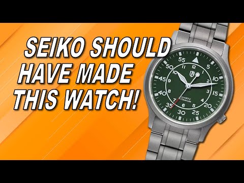 The Watch Seiko SHOULD Have Made! - Berny Titanium SNK Homage