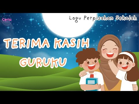 Terima Kasih Guruku Karya. Kak Aji Syafa | Lagu Perpisahan Sekolah Menyentuh Hati | Video Animasi