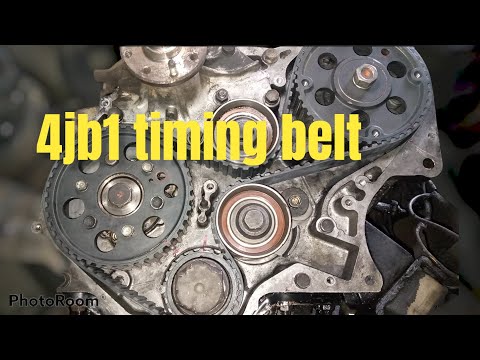 Isuzu 4JB1 | Oil Seal and Timing Belt replacement
