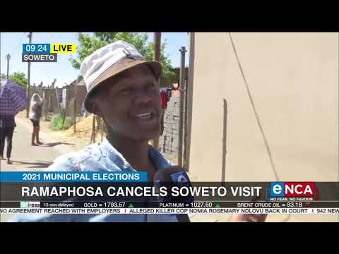 Ramaphosa postpones visit to Soweto