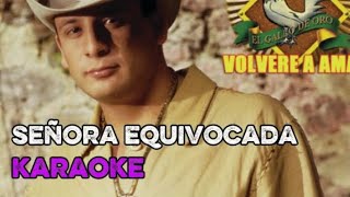 Señora Equivocada- Karaoke, Valentín Elizalde