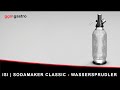 ISI | Sodamaker Classic - szikvízkészítő - 1 liter - rozsdamentes acél