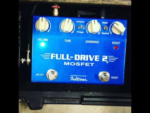 Modded Fulltone Fulldrive 2 MOSFET - 15 second demo