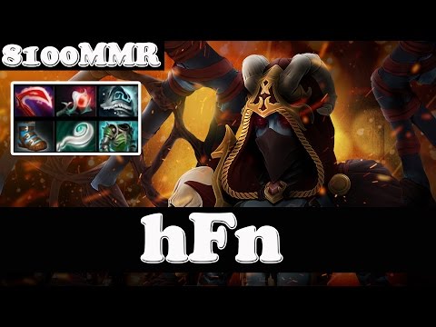 Dota 2 - hFn 8100MMR Plays Queen of Pain Vol 2  - Ranked Match Gameplay!