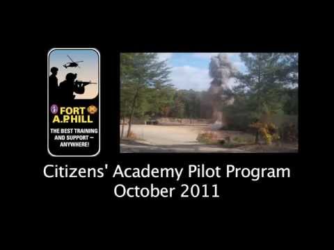 Fort Ap Hill Citizens Academy Pilot Program