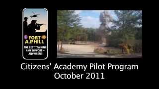 Fort AP Hill Citizens' Academy Pilot Program