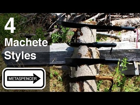 4 Machete Styles