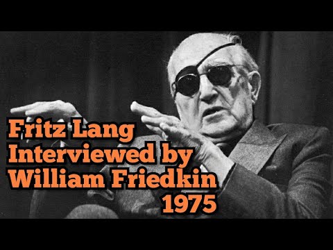 Fritz Lang Interviewed by William Friedkin (1975) - sub ITA