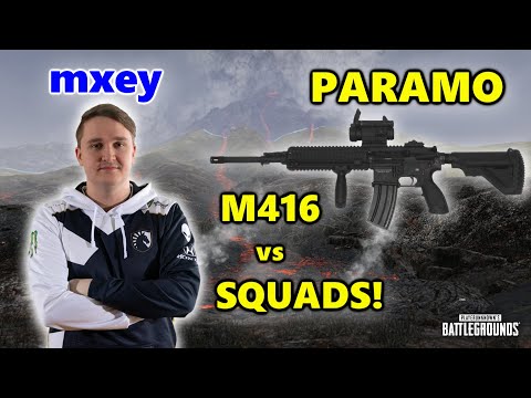 Team Liquid mxey - PARAMO - M416 vs SQUADS! - PUBG