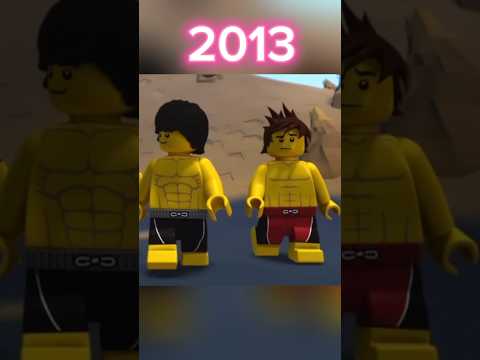 Ninjago muscles 2019 vs 2013 #ninjago #nostalgia #shorts