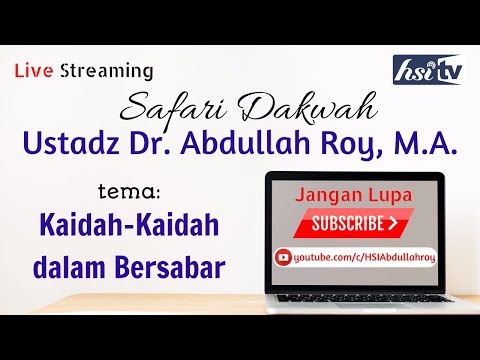 [Live] Kajian Ilmiyyah bersama Ustadz Dr. Abdullah Roy, M.A. حفظه الله