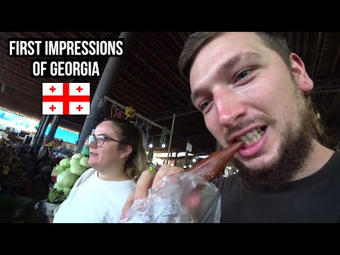 Telavi Market Hunt & First Impressions Of GEORGIA 🇬🇪